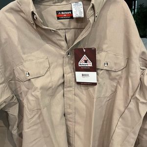 Bulwark FR button down work shirt
